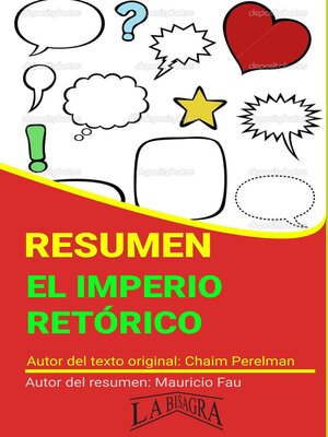 cover image of Resumen de El Imperio Retórico de Chaim Perelman